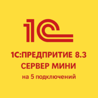 1С:Предприятие 8.3. Сервер МИНИ на 5 подключений. Электронная поставка